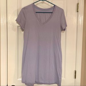 Casual vneck tshirt dress